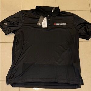 Adidas Black Polo Shirt Classic Design